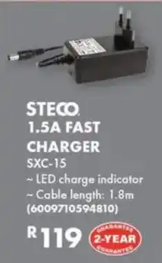 Build It Steco 1.5a fast charger offer