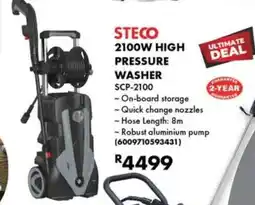 Build It Steco 2100w high pressure washer offer