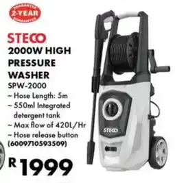 Build It Steco 2000w high pressure washer offer