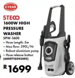 Build It Steco 1600w high pressure washer offer