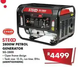 Build It Steco 2800w petrol generator offer