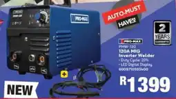 Build It Pro-max 120A MIG Inverter Welder offer