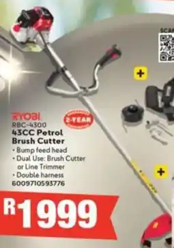 Build It Ryobi 43CC Petrol Brush Cutter offer