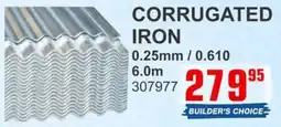 Cashbuild Corrugated Iron offer