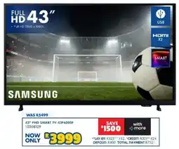 Russells Samsung 43" FHD Smart TV offer