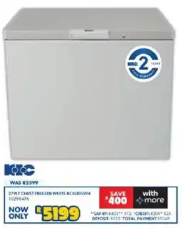 Russells KIC chest freezer white offer