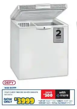 Russells Defy chest freezer white offer