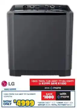 Russells LG twin tub grey offer