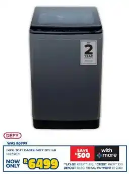 Russells Defy top loader grey offer