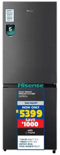 Russells Hisense fridge freezer offer