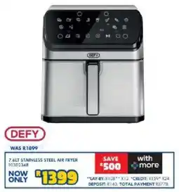 Russells Defy stainless steel air fryer offer