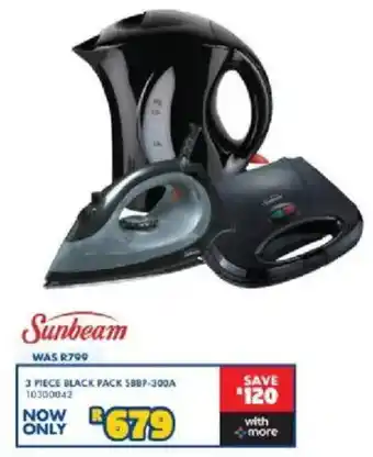 Russells Sunbeam 3 piece black pack offer