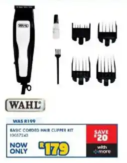 Russells Wahl basic corded hair clipper kit offer