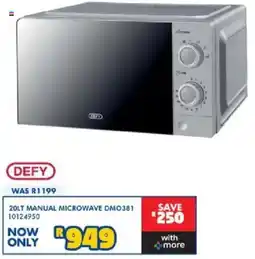 Russells Defy manual microwave offer