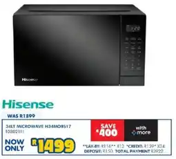 Russells Hisense Microwave offer