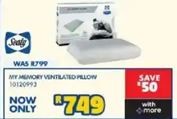 Russells Sealy my memory ventilated pillow offer