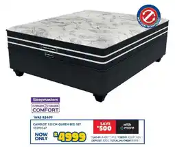 Russells Sleepmasters camelot 152cm queen bed set offer