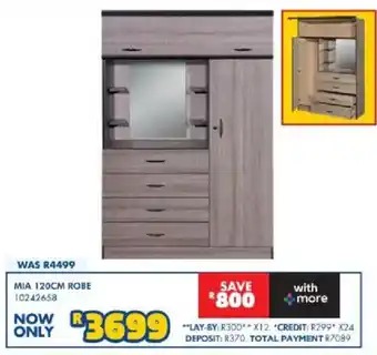 Russells Mia 120cm robe offer