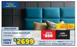 Russells Paxton queen headboard offer