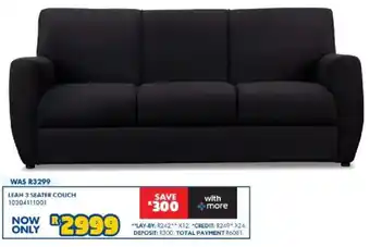 Russells Leah 3 seater couch offer