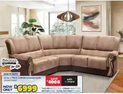 Russells Egoli corner lounge suite offer