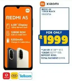 Russells Xiaomi Redmi A5 128GB Black offer