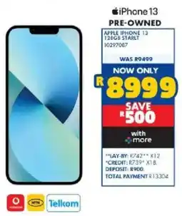 Russells Apple iPhone 13 128GB Starlt offer