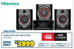 Russells Hisense ha700 810w mini hifi system offer