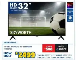 Russells Skyworth 32" HD Android TV offer