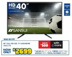 Russells Sansui 40" Full HD LED TV offer