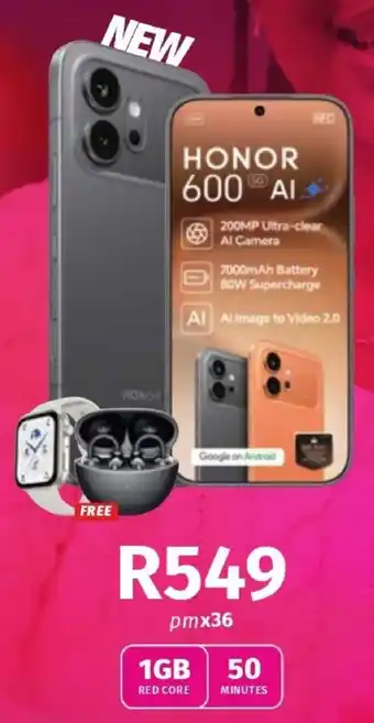 Vodacom Honor 600 AI offer