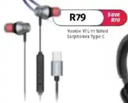 Vodacom Yookie YTL-11 Wired Earphones Type C offer