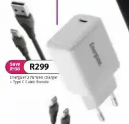 Vodacom Energizer 25W Wall Charger offer