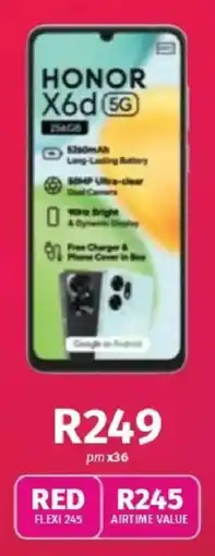 Vodacom Honor X6d 5G offer