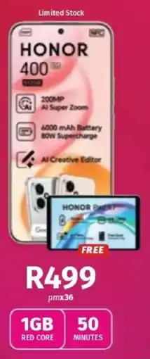 Vodacom Honor 400 offer