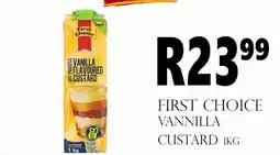 Supa Store First Choice Vanilla Custard offer