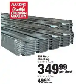 Build It IBR Roof Sheeting offer