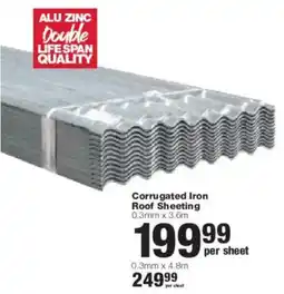 Build It Corrugated Iron Roof Sheeting offer