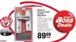 Build It Build it Chrome Plated Lockset With Hinge offer