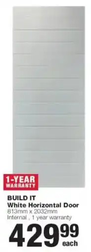 Build It Build it White Horizontal Door offer