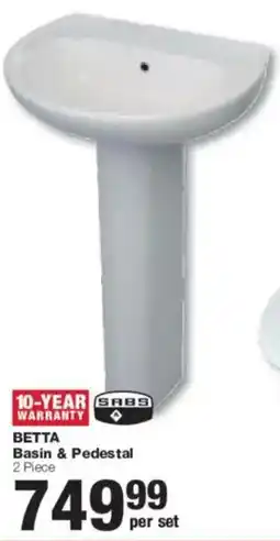 Build It Betta Basin & Pedestal offer