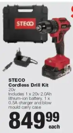 Build It Steco Cordless Drill Kit offer