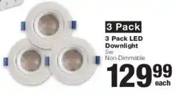 Build It 3 Pack LED Downlight offer