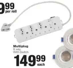 Build It Multiplug 8 way With Switch offer