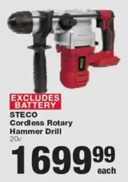 Build It Steco Cordless Rotary Hammer Drill offer