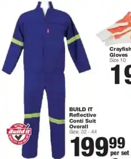 Build It Build it Reflective Conti Suit Overall offer