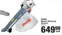 Build It Ryobi Blower Mulching Vacuum offer