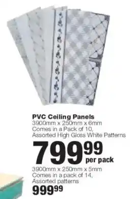 Build It PVC Ceiling Panels offer