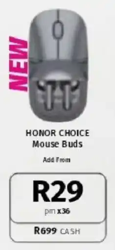 Vodacom Honor Choice Mouse Buds offer