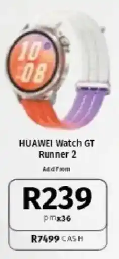 Vodacom Huawei Watch GT Runner 2 offer
